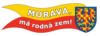 MORAVA, má rodná zem! samolepka se znakem